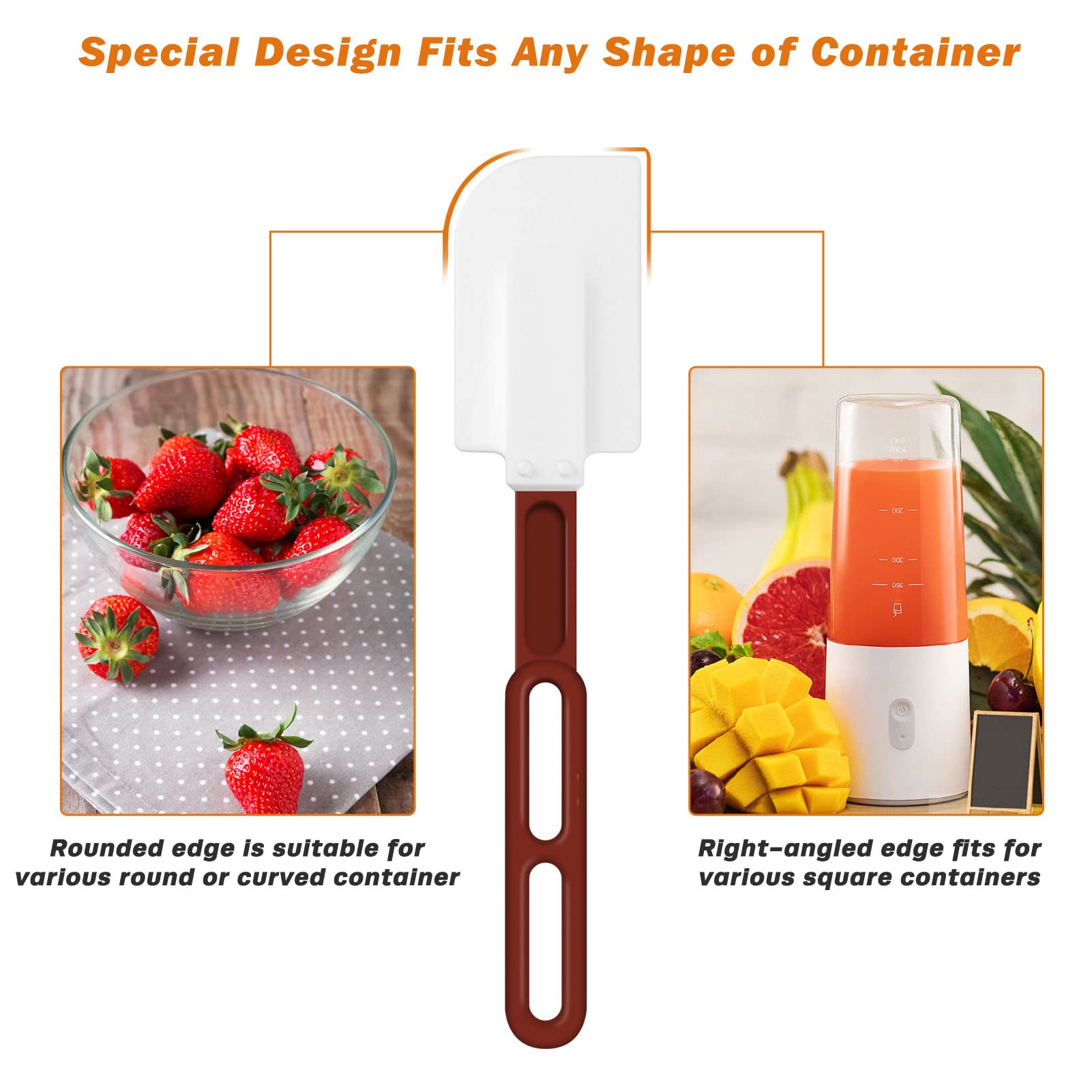 ReneeChef food-grade silicone and nylon construction ensures lasting durability.