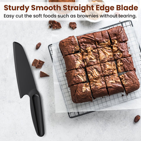 ReneeChef nylon knife with smooth edge for neat cake slices
