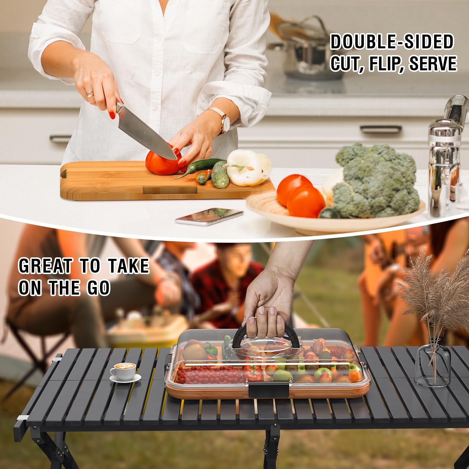Renmxj 11x14 inch charcuterie board offering spacious display