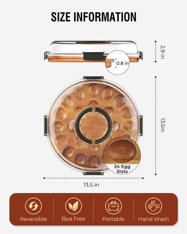 Renmxj acacia wood base offers sturdy support and elegant display