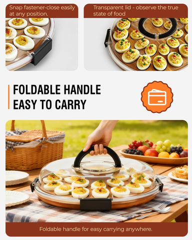 Renmxj lid is dishwasher-safe, simplifying cleanup after gatherings