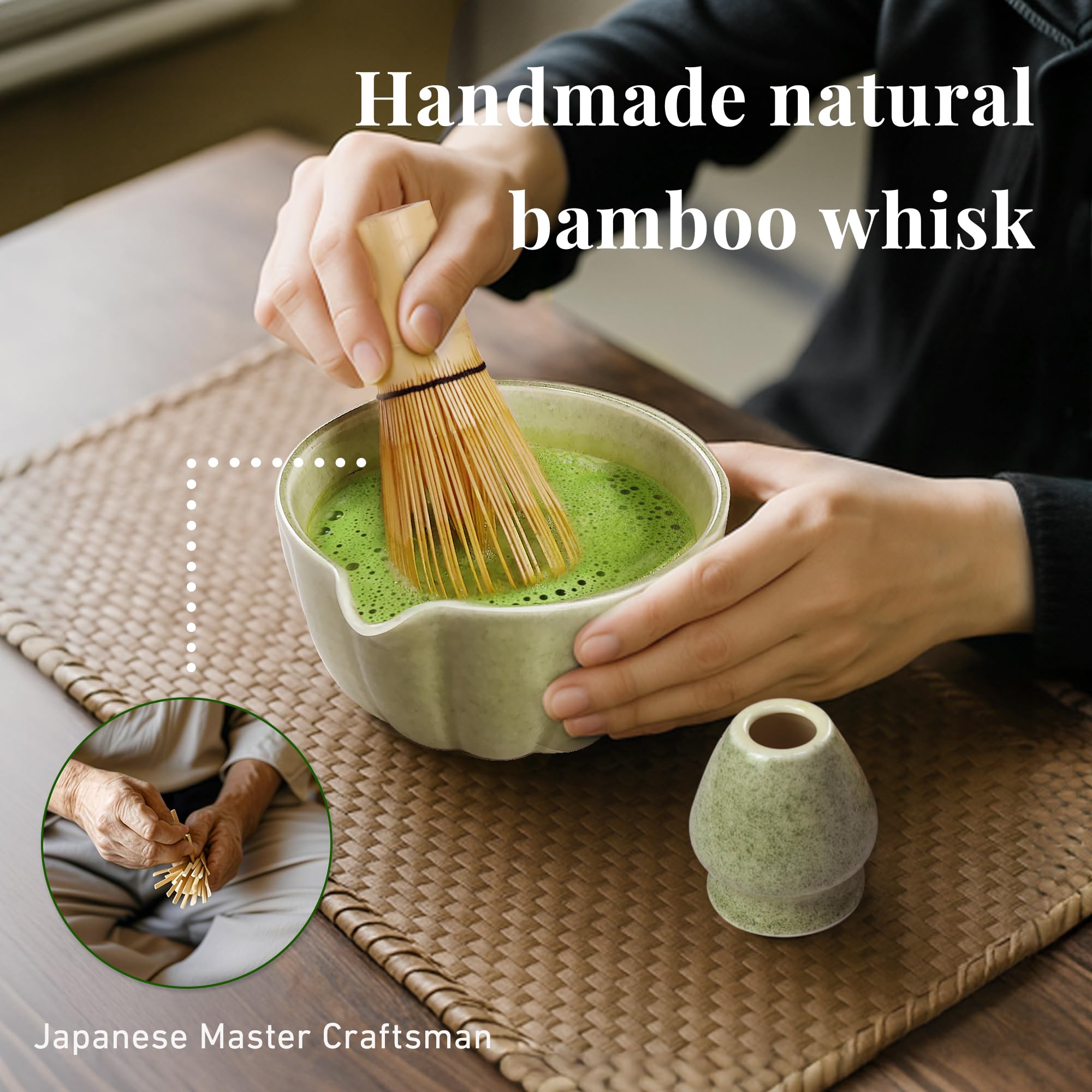 Renmxj matcha scoop measures accurately for consistent strength