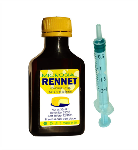 Warm milk to 90°F before adding Rennet Ideal.