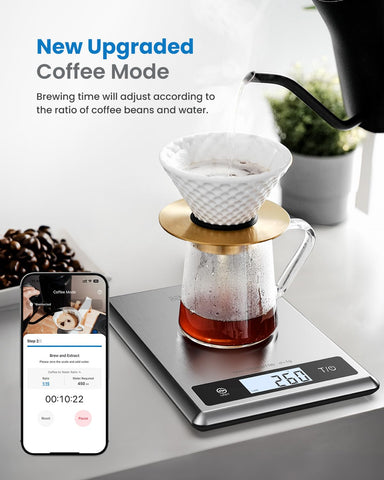 RENPHO auto-off timer settings configured in the app to save energy