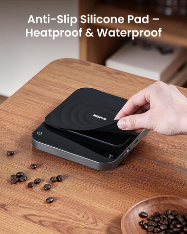 RENPHO compact touchscreen design with easy unit conversion.