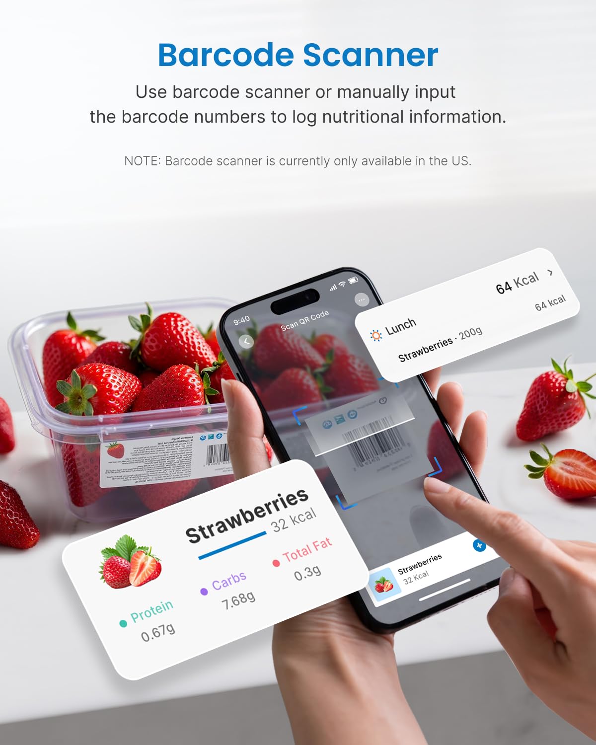 RENPHO scale app syncs with Apple Health for easy tracking
