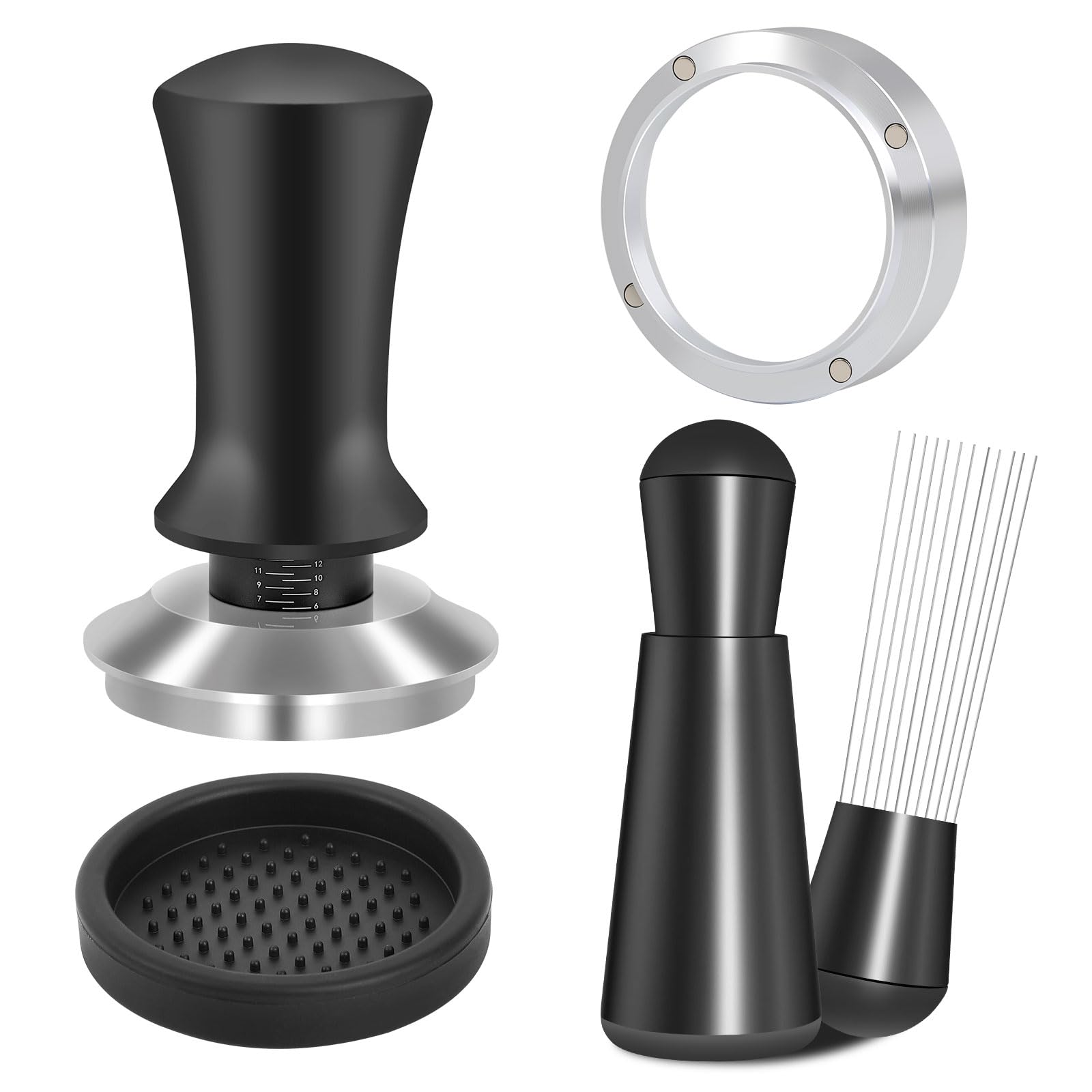 Reoszeank calibrated tamper delivering 30 lb pressure for even extraction