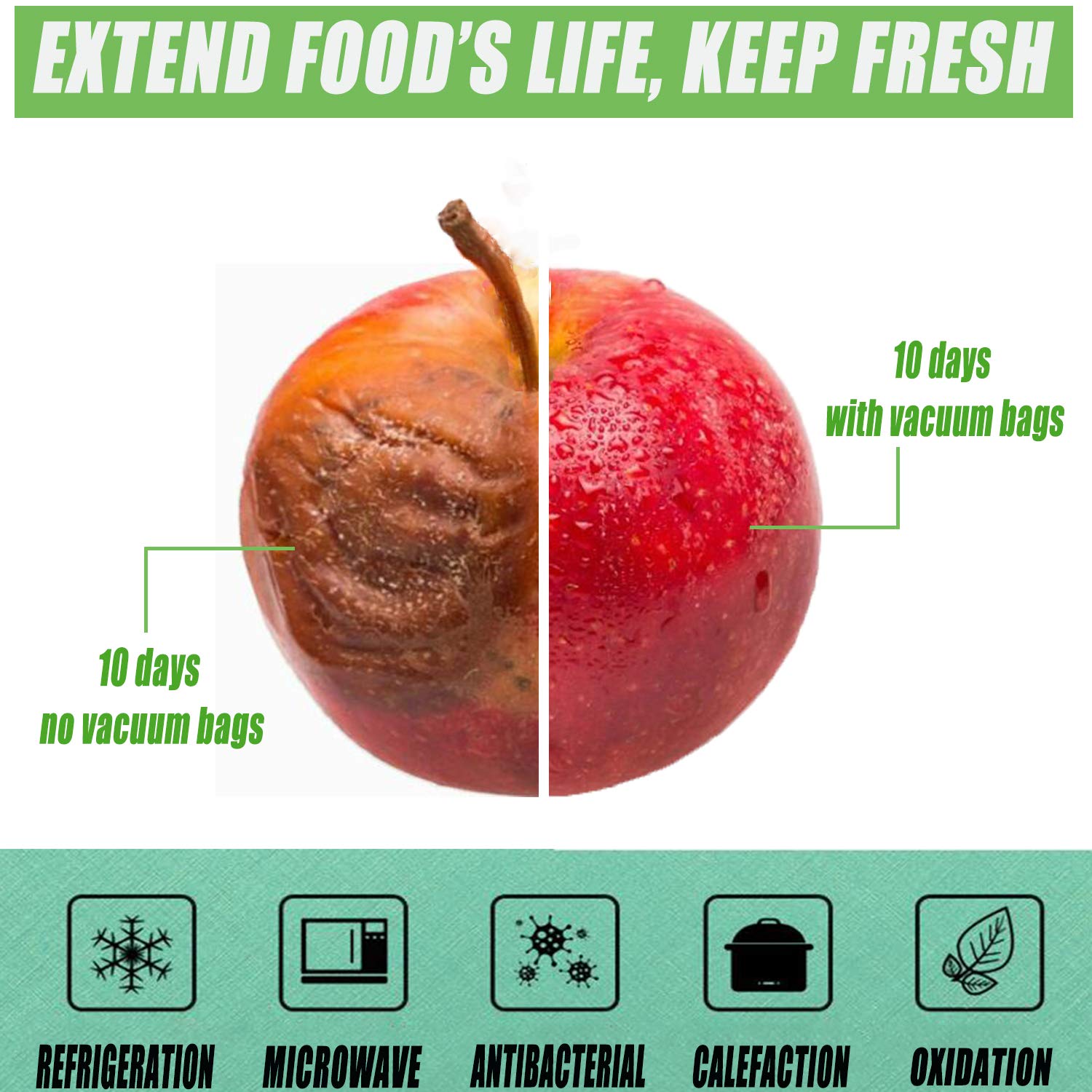 Repinsta bags in three sizes for sous vide and storage versatility.