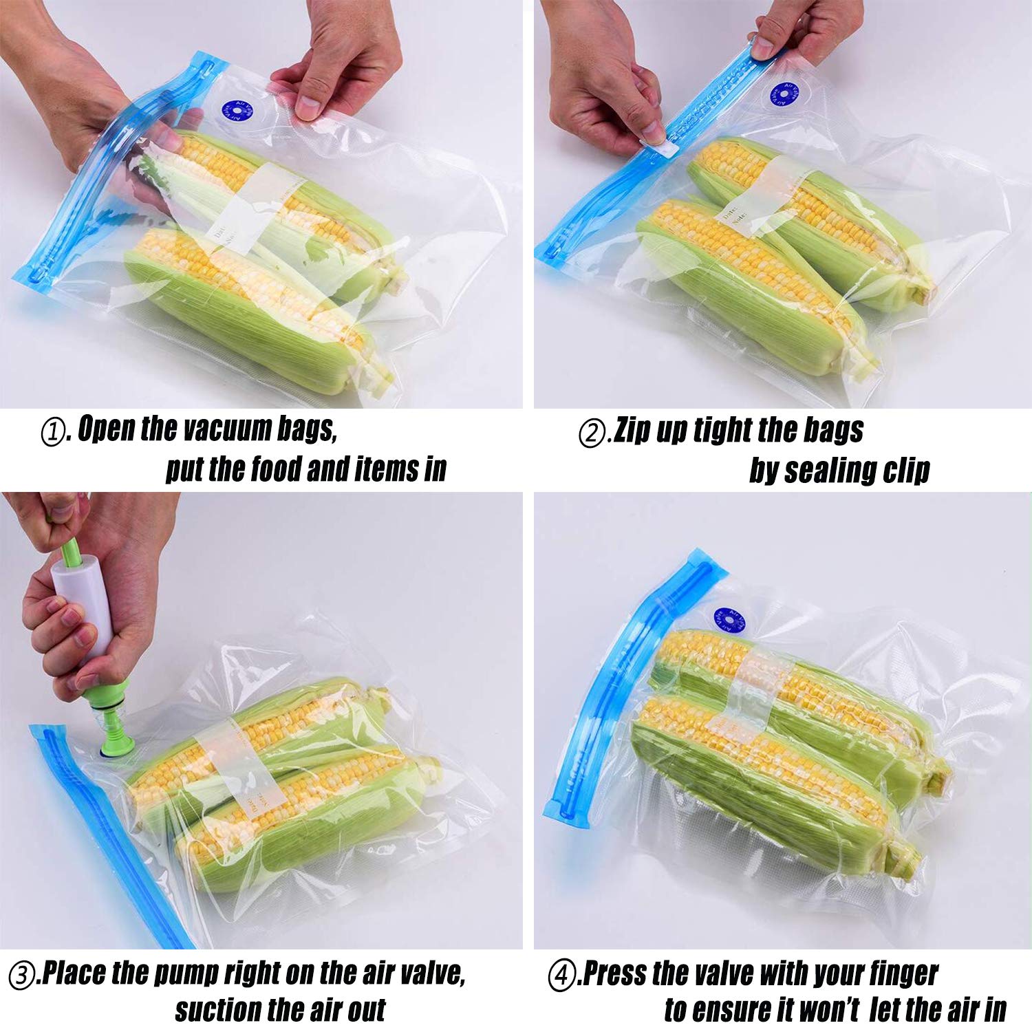 Repinsta sealing clips closeup for secure leakage-free closures