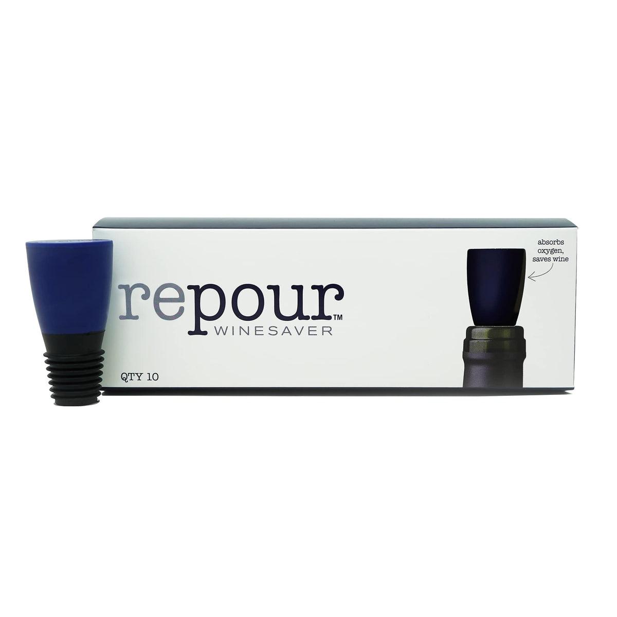 Repour wine saver stopper packaging for easy open bottle preservation
