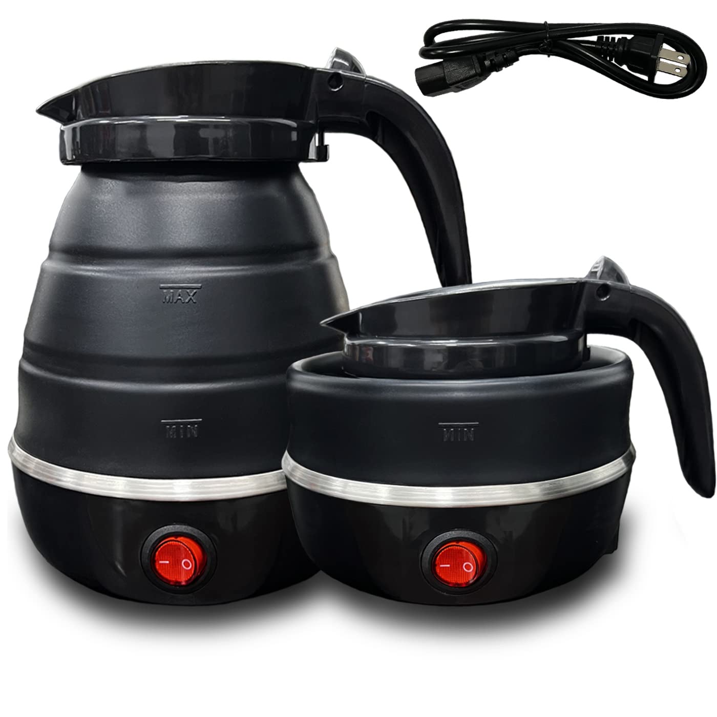 Resgitiati travel kettle camping-ready design for outdoor tea
