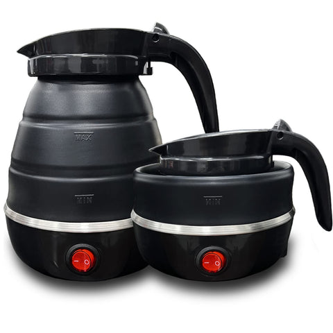 Resgitiati travel kettle foldable compact design for easy packing and storage