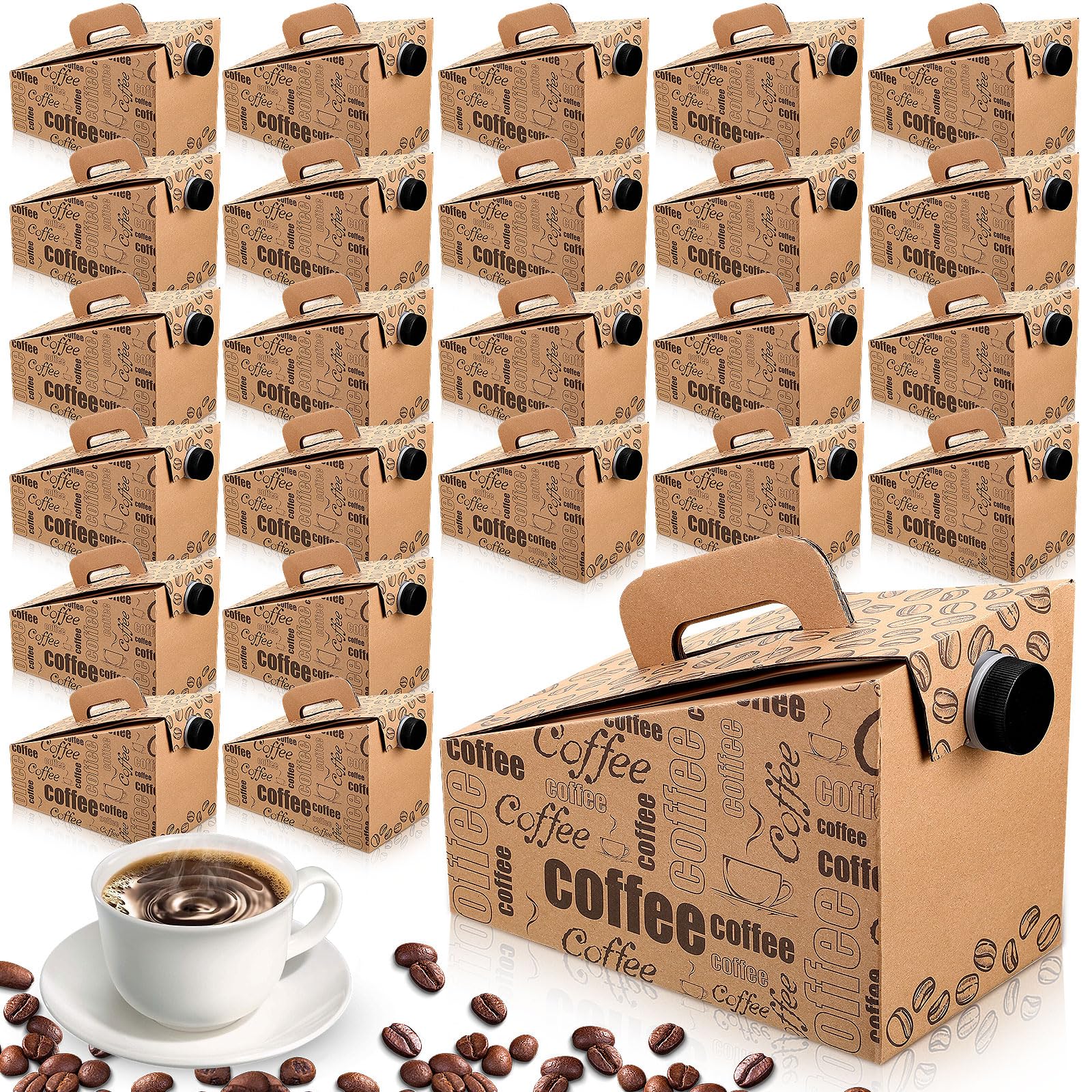 Resholder 10-pack coffee dispenser box setup for quick event use.