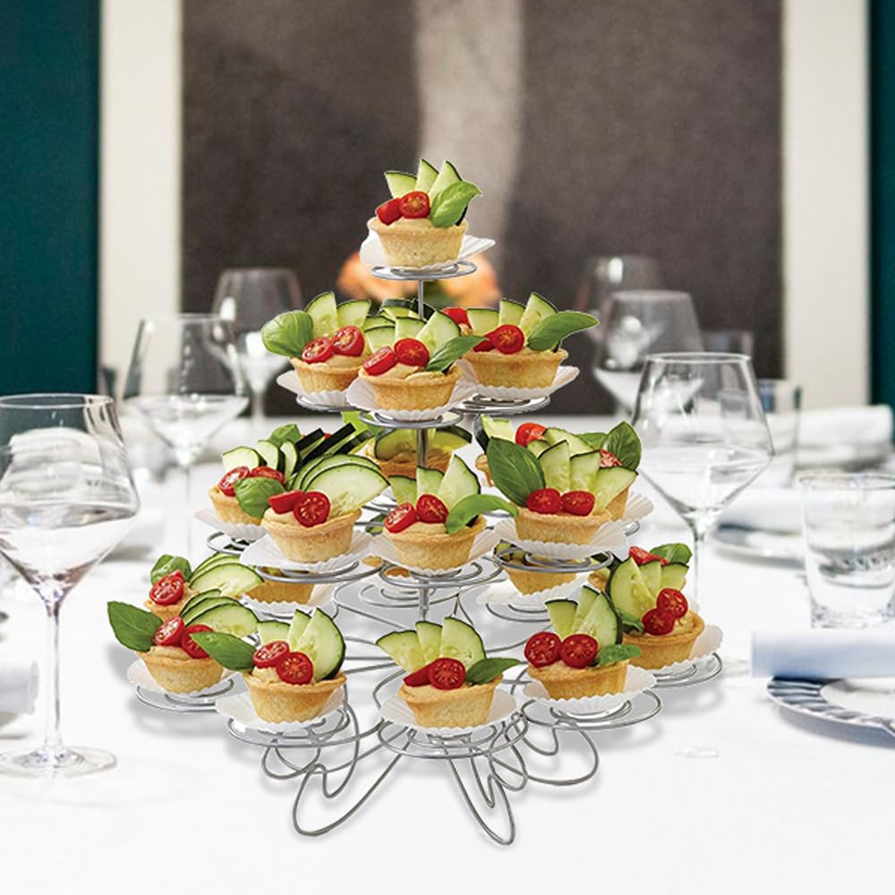 Resulzon compact 12.5-inch stand fits small spaces on tabletops.