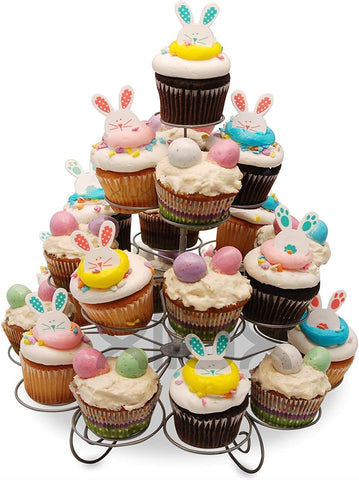 Resulzon Cupcake Stand holiday party setup adds sophistication to buffets.
