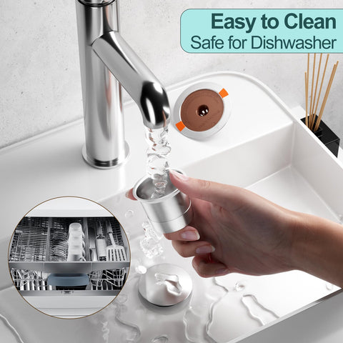 RETHONE eco-friendly reusable coffee pod emphasizing sustainability.