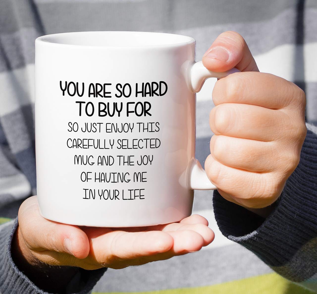 Retreez coffee mug in use during morning routine for energy.