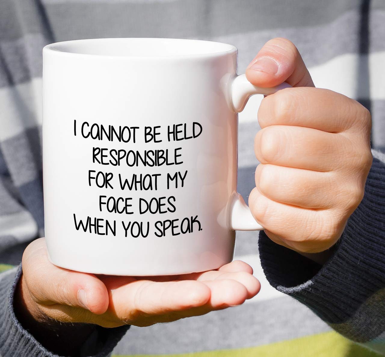 Retreez ceramic mug is durable and easy to clean for daily use.