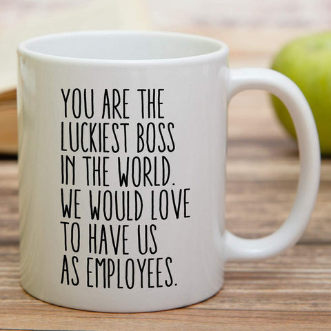 Retreez office gift mug, boss-friendly humor for coworker celebrations