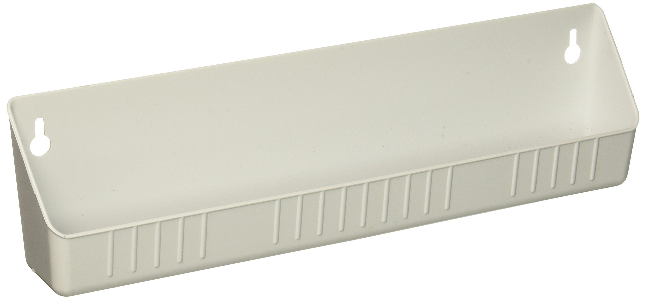 Rev-A-Shelf 6581 sink-front 14-inch white tray for organized kitchen or bathroom storage