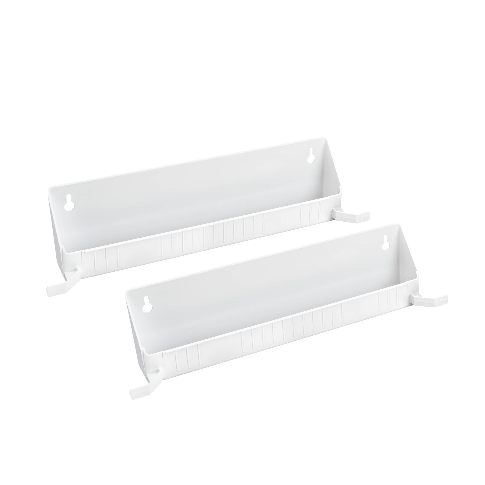 Rev-A-Shelf tip-out tray installed behind sink drawer for easy access.