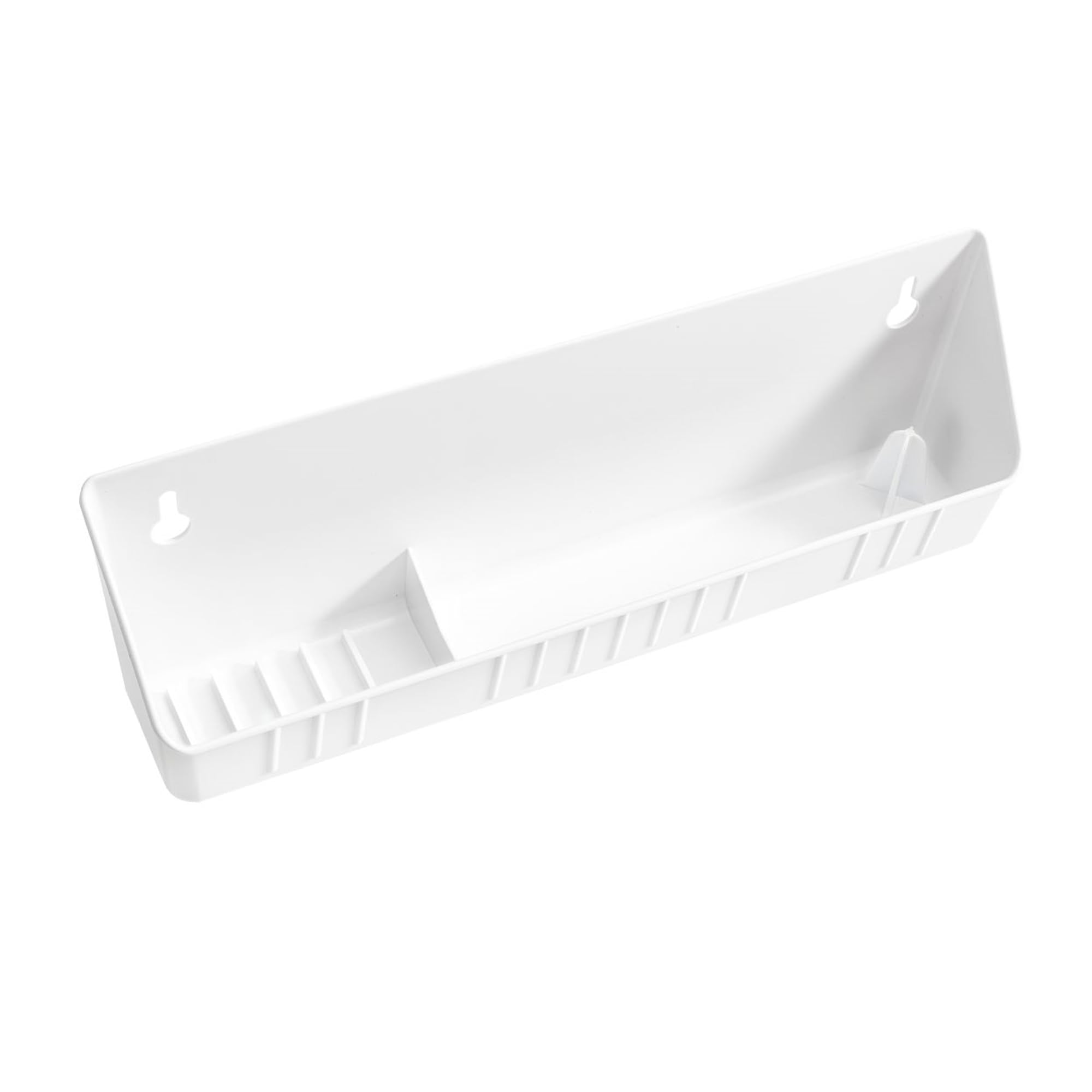 White finish complements most cabinet styles