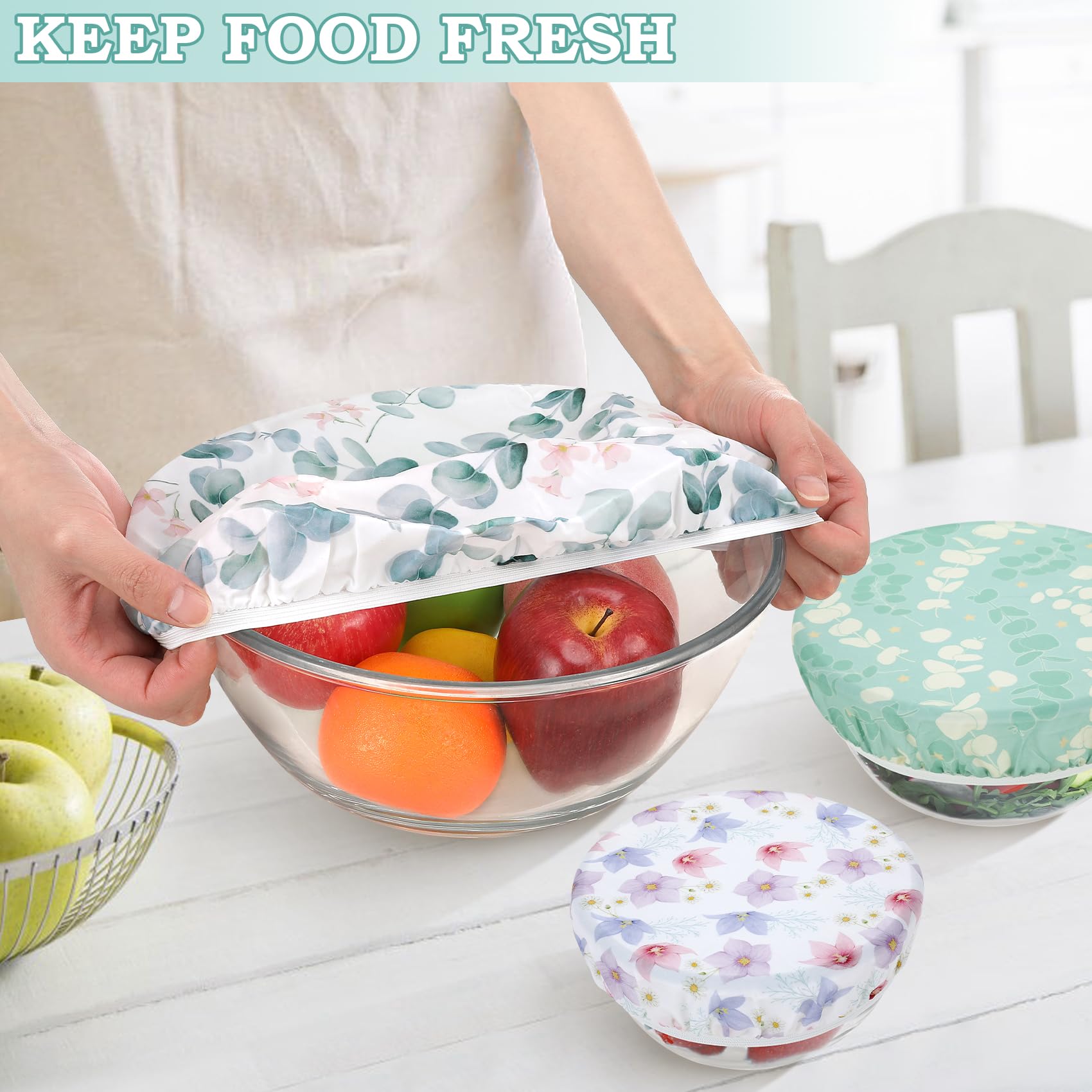 Revahope 25cm beeswax cover for large bowls fits mixer bowls easily