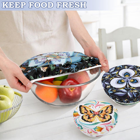 Revahope 10-inch beeswax bowl cover for bigger bowls and containers.