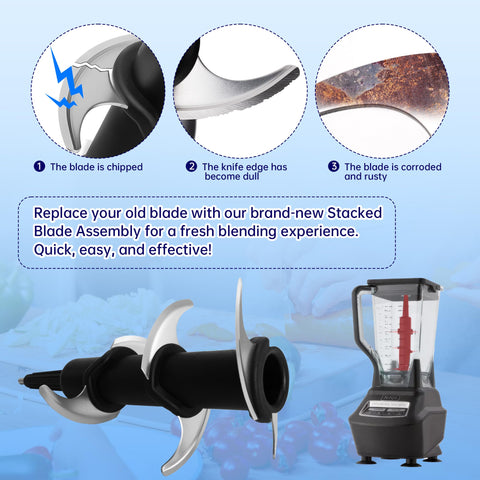 Revorit dishwasher-safe blade components for easy cleaning.
