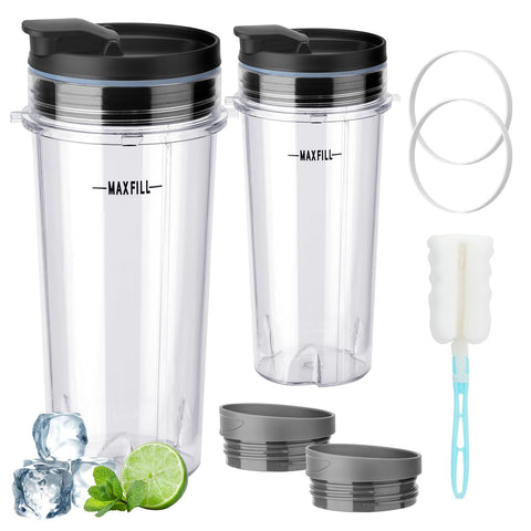 Revorit Ninja Fit 16oz cup, durable ABS for smooth blends.