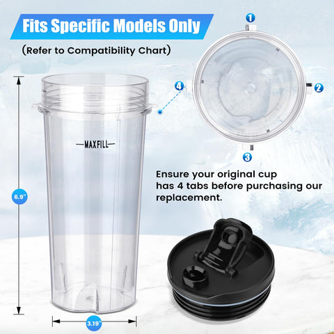 Revorit Ninja Fit dishwasher-safe cups simplify cleanup after workouts.