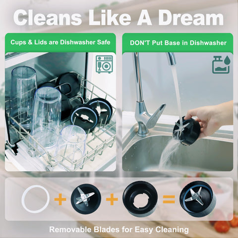 REVOTRA dual blades enable smooth blending and light grinding