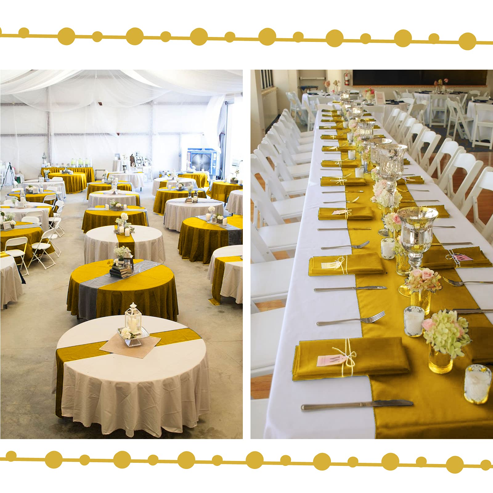 REWOMC versatile decor option for weddings, banquets, and parties.
