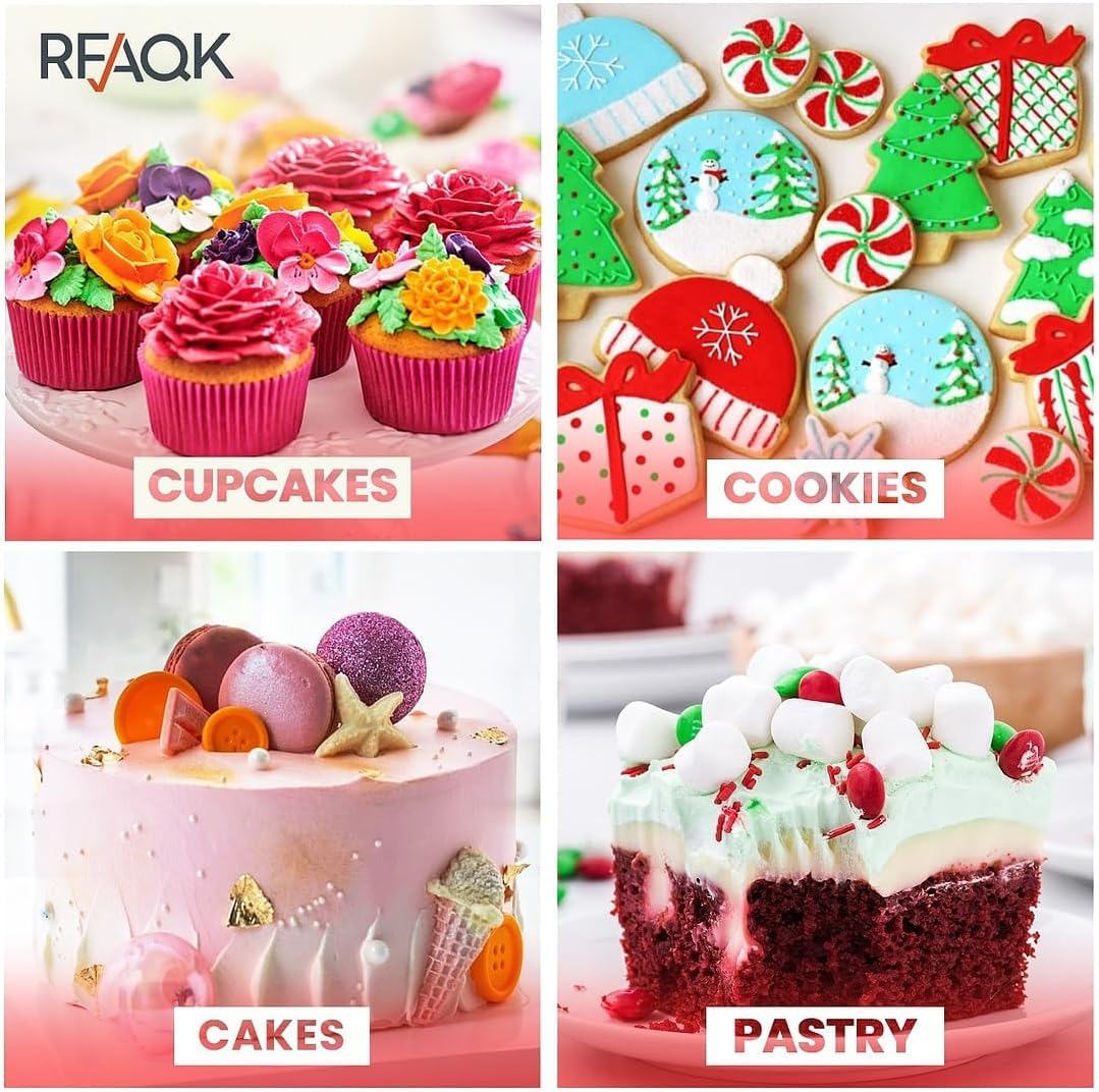 Rfakk Korean ruffle tips set for textured floral decorations