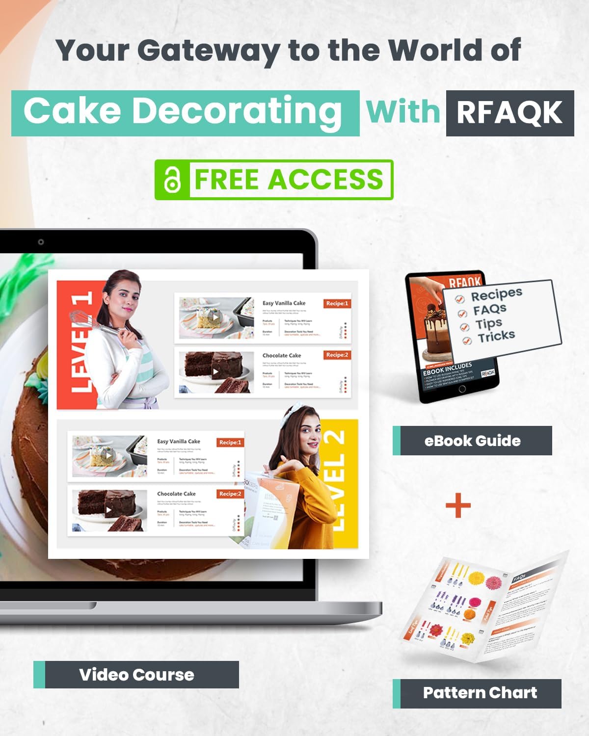 RFAQK 3 scraper set helps tidy edges and create textures.