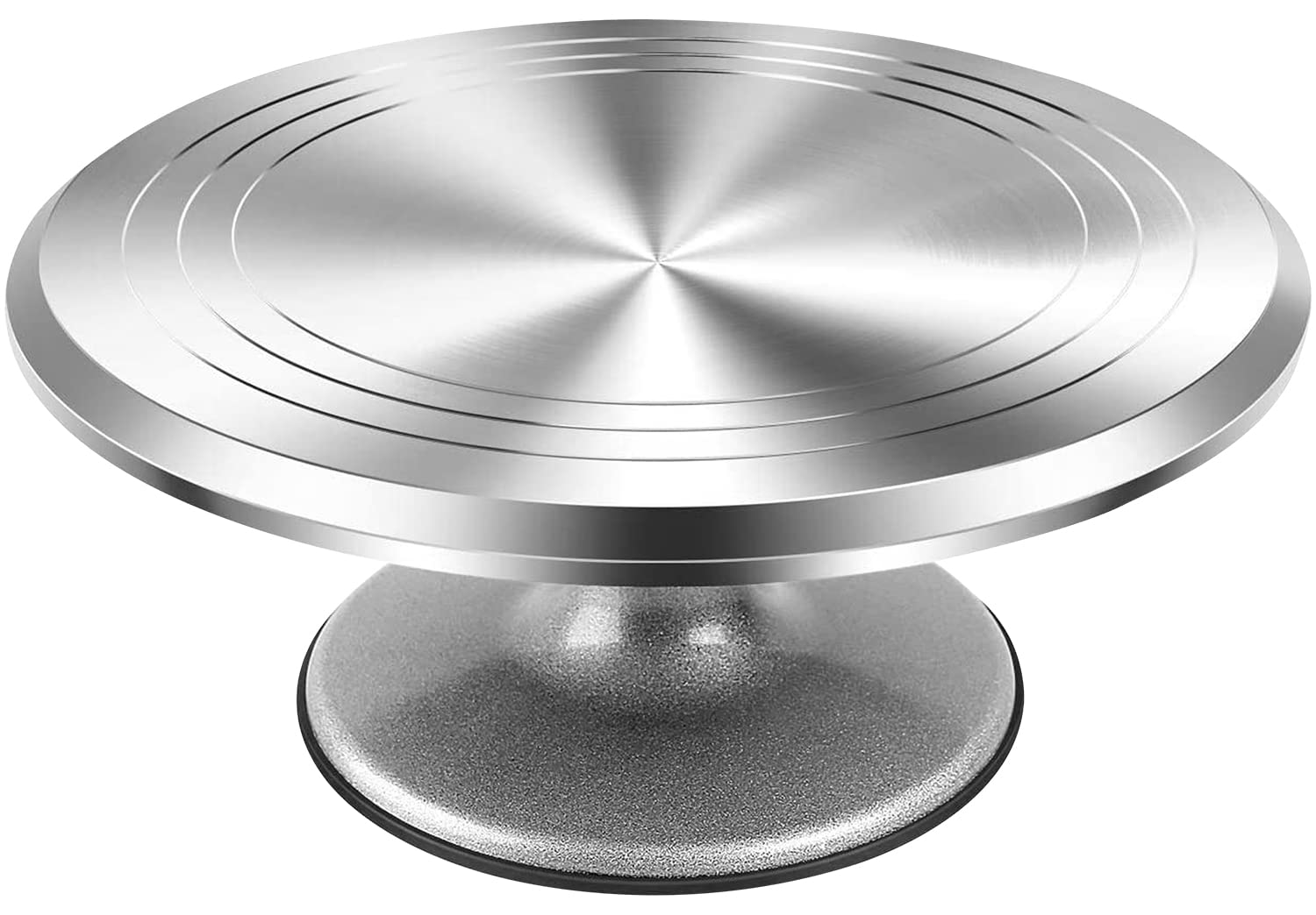 RFAQK 12-inch cake turntable with non-slip base for stable decorating