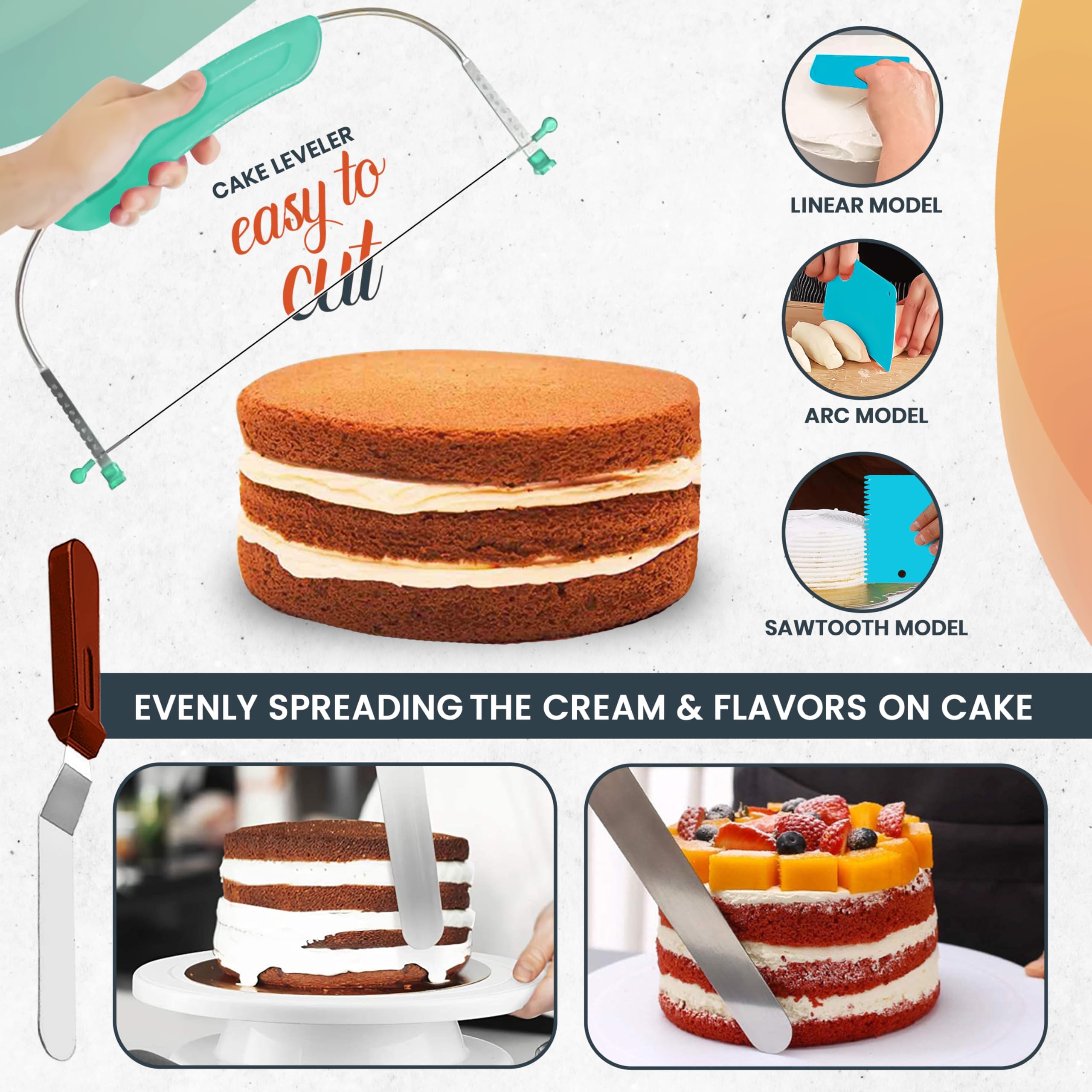 RFAQK icing tips and couplers enable creative piping and precise decorating