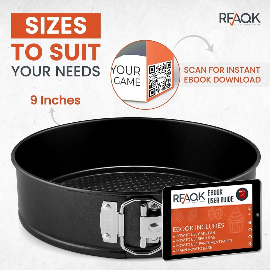 RFAQK robust carbon steel construction for durable, even-bake results