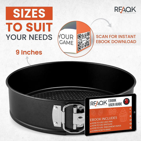 RFAQK robust carbon steel construction for durable, even-bake results