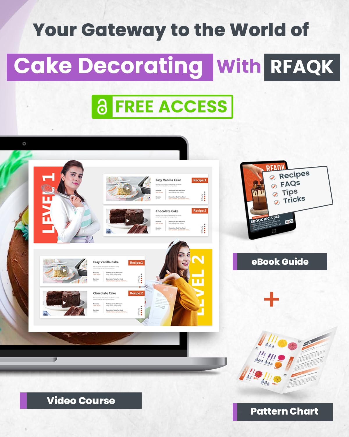 RFAQK storage box keeps all tools organized for your next bake.