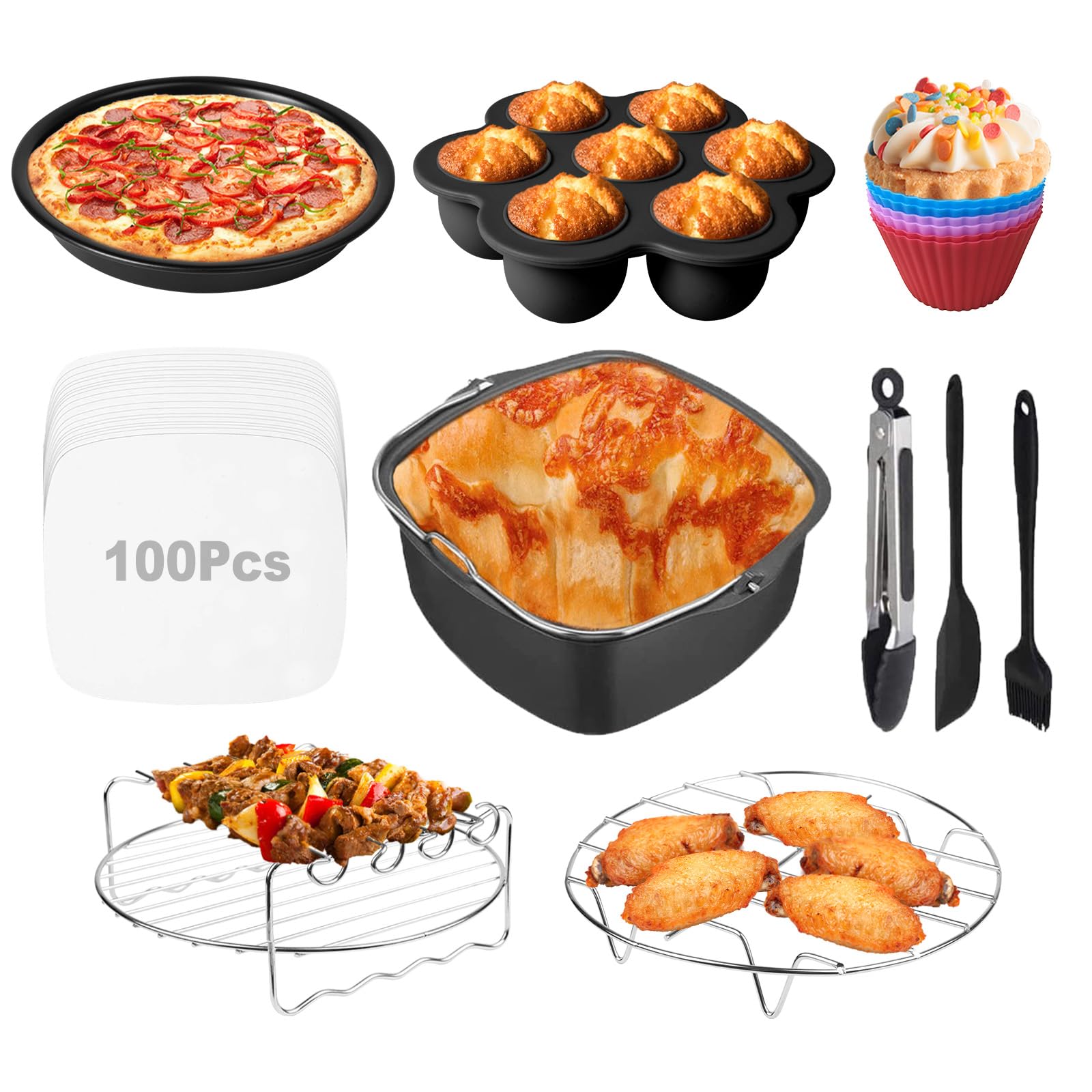 RHM cake pan for square basket with non-stick surface for easy bread and cake prep.