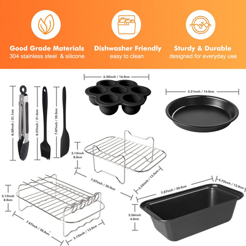 RHM multi-purpose metal rack expands cooking options and cleanup ease