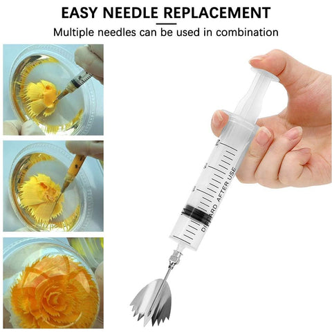 Riavzau pudding-nozzle tools for precise cake decorations.
