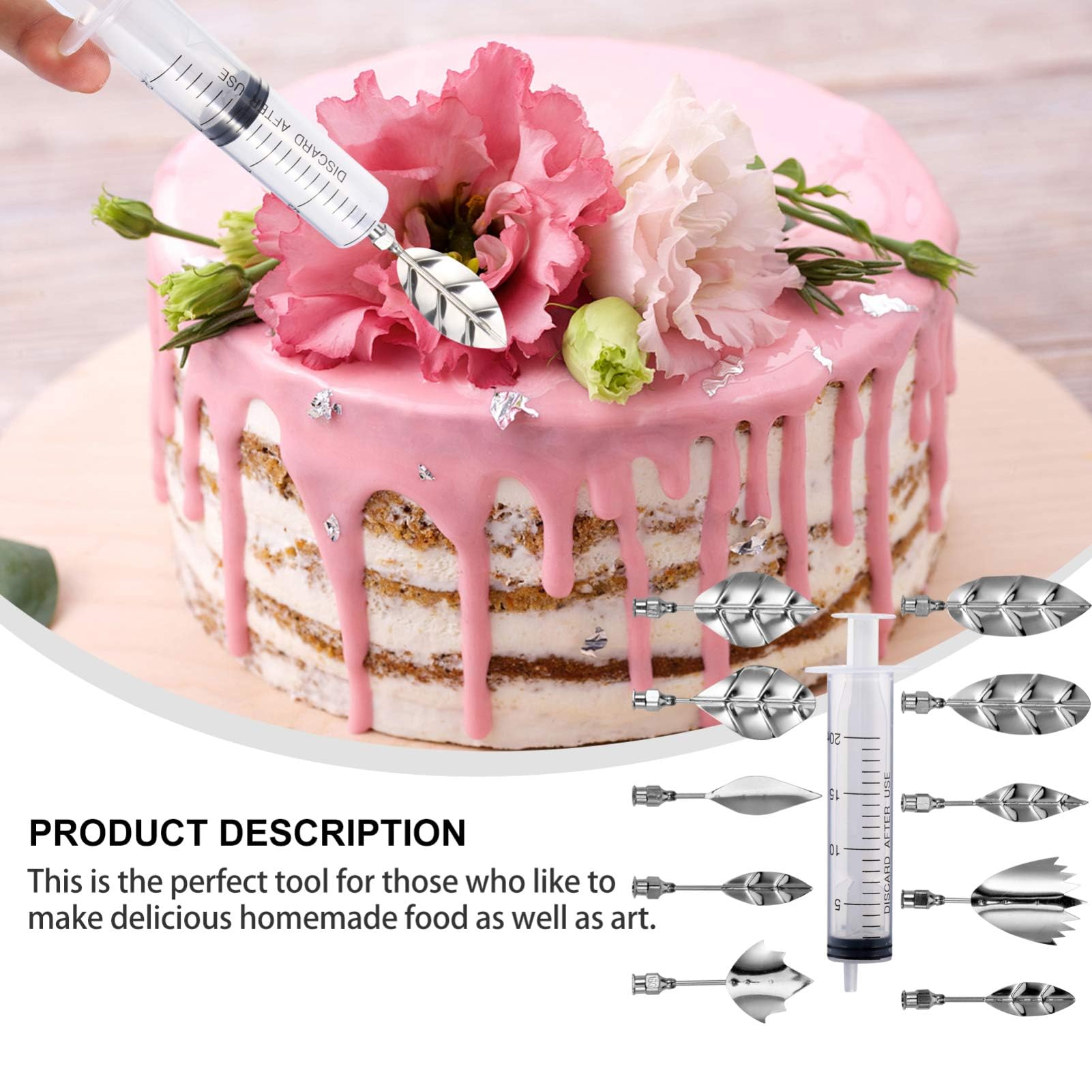 Riavzau rose and chrysanthemum flower gel art tools.