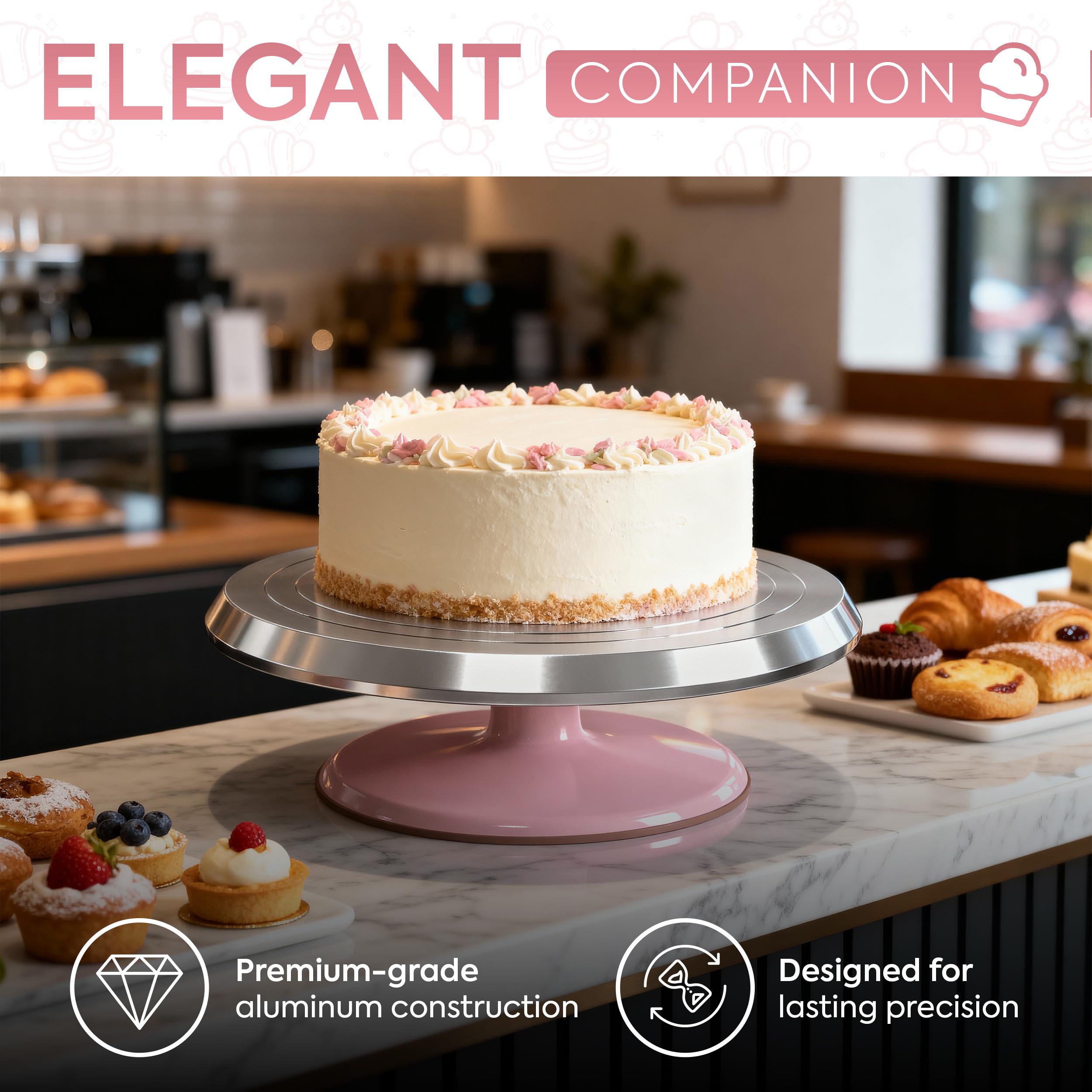 Riccle multi-functional cake stand suits parties or weddings with style.