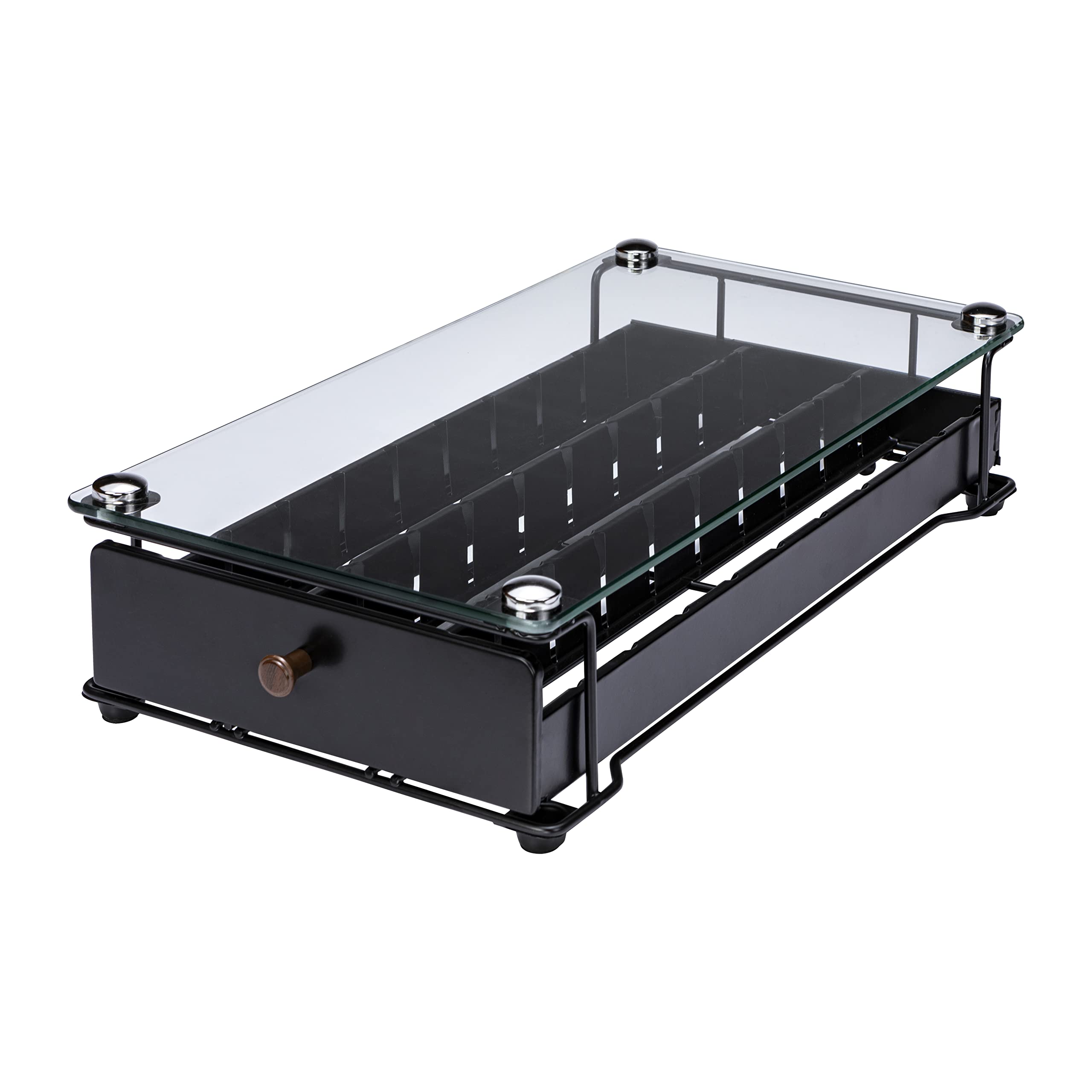 Rice Rat Vertuo drawer keeps pods organized for easy access.