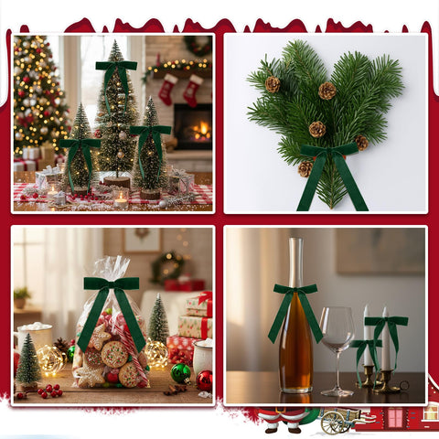 Riceshoot wedding table accessory with velvet bow rings