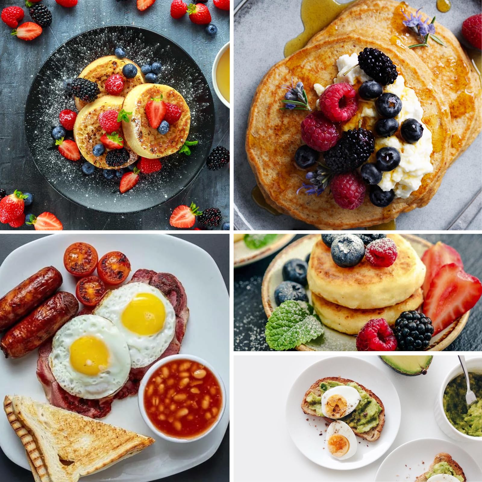 RICHSC-PAN crumpet rings ideal for eggs and mini pancakes.