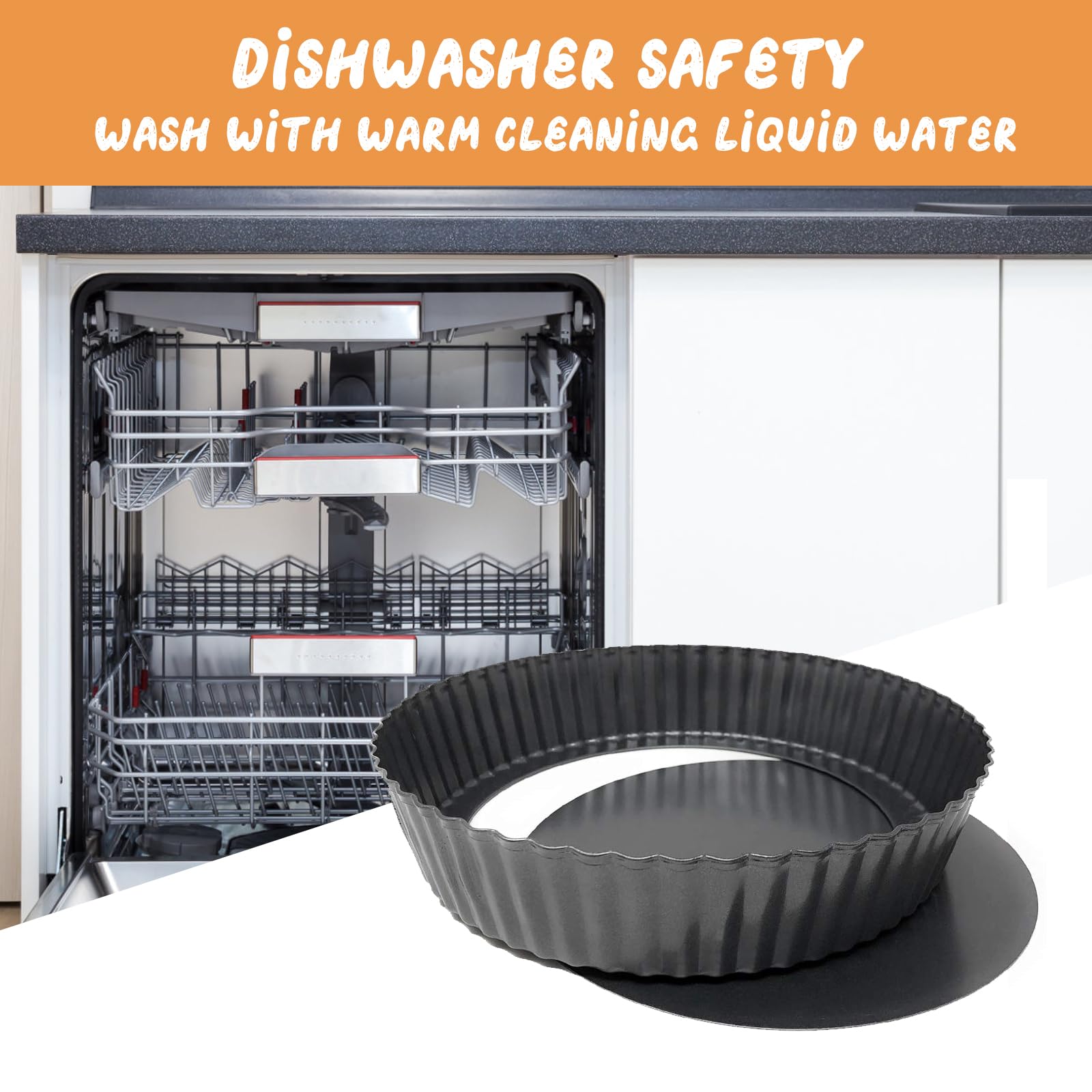 RICHSC-PAN dishwasher-safe cleanup after baking yields less effort.