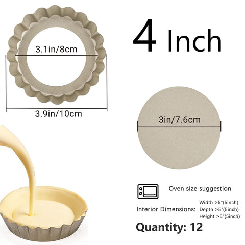 RICHSC-PAN removable-bottom tart pan highlights easy crust release and cleanup.